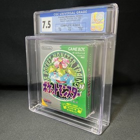 [CGC 7.5] Pokemon Green Version Japanese Game Boy 1996 - Graded NINTENDO