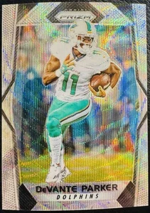 Panini Prizm #35 2017 DeVante Parker Prizm Blue Wave #/149 - Imagen 1 de 2