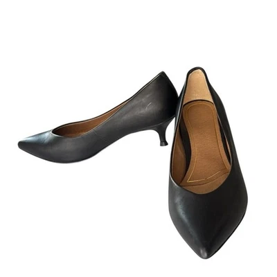 Zapatos de tacón Vionic Josie sin cordones gatito negros punta puntiaguda talla 6 Foto 1 de 4