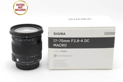 [Top MINT] Sigma AF 17-70mm f/2.8-4 DC Macro OS HSM NA Nikon From JAPAN - Image 1 of 4
