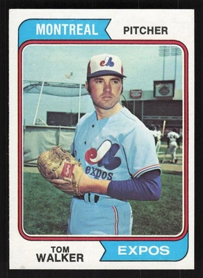1974 Topps #193 Tom Walker Card TCCCX - Image 1 of 2