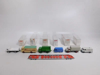 6X Wiking H0 1:87 LKW MB 0265 0436 0446 0570 DAB Heiermann Mint #DJ458-0,5 - Immagine 1 di 4
