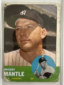 1963 Topps - Mickey Mantle #200 NY Yankees Low Grade ⚾️ - Bild 1 von 2