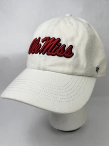 Gorra ajustada Ole Miss Hotty Toddy 47 grande roja logotipo NCAA Mississippi LG - Imagen 1 de 8
