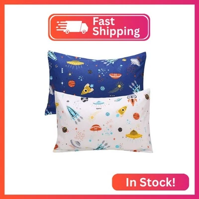 UOMNY Kids Toddler Pillowcases - 2 Pack Fits Pillows 13 x 18 or 12x 16 for Kids  - Image 1 of 2