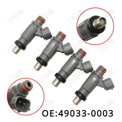 Inyector de combustible 4 piezas 49033-0003 para Kawasaki ZX10R ZX12R Ninja VN2000 2004 2005 Foto 1 de 4