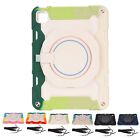 IOS Tablet Case 11in 3 Layer Shockproof Slim Tab Case With 360 Rotating Kick FBM