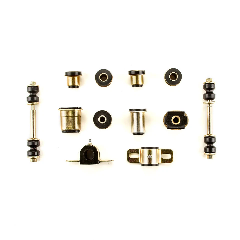 Juego de bujes de suspensión delantera de polietileno negro ovalados para Oldsmobile 442 Cutlass 71-72 Foto 1 de 1