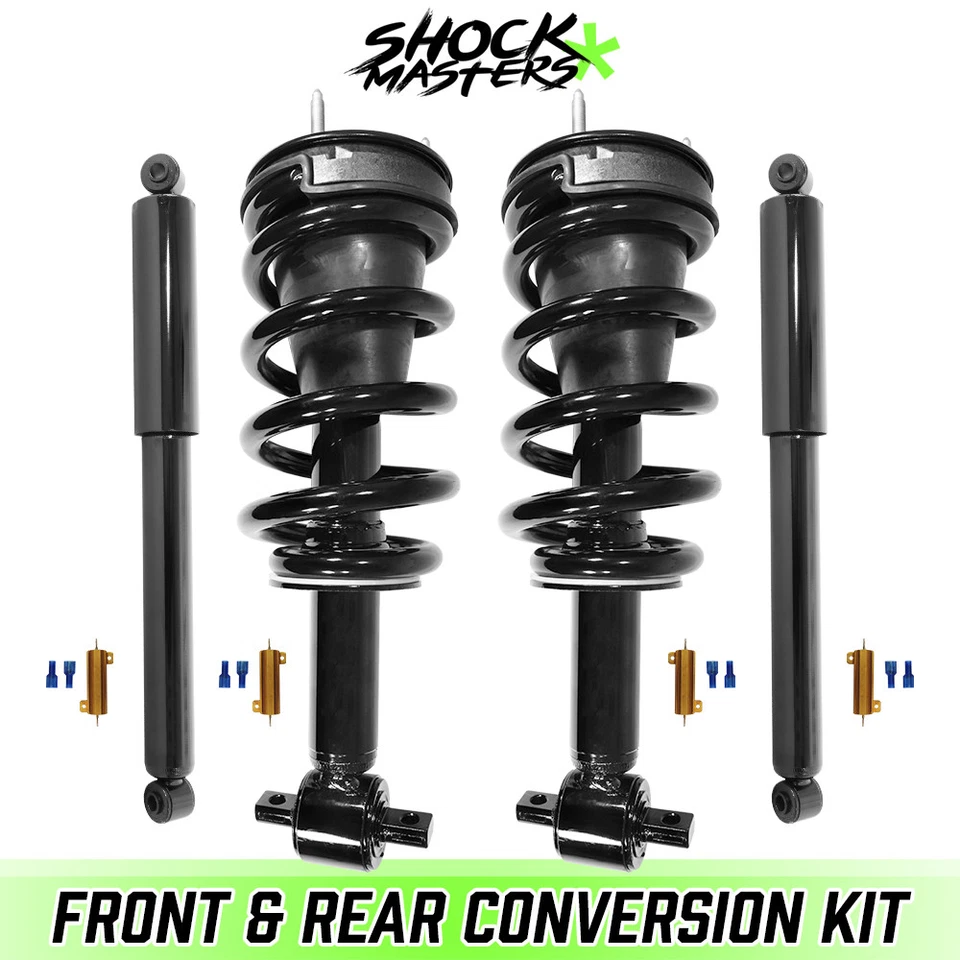 2007-2014 Cadillac Escalade Shocks Strut Conversion Kit Front Rear 4Pcs - Изображение 1 из 1
