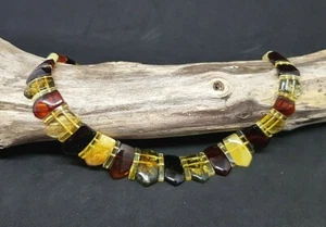 Beautiful Genuine Baltic Amber Cloepatra Necklace MIX for Woman - Picture 1 of 5