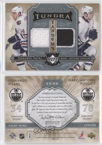 2007 Artifacts Tundra Tandems Icy Blue /50 Fernando Pisani Marc Pouliot #TT-PP