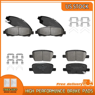 Pastillas de freno delanteras y traseras de cerámica para Buick Enclave Cadillac XT5 XT6 GMC Acadia Foto 1 de 4
