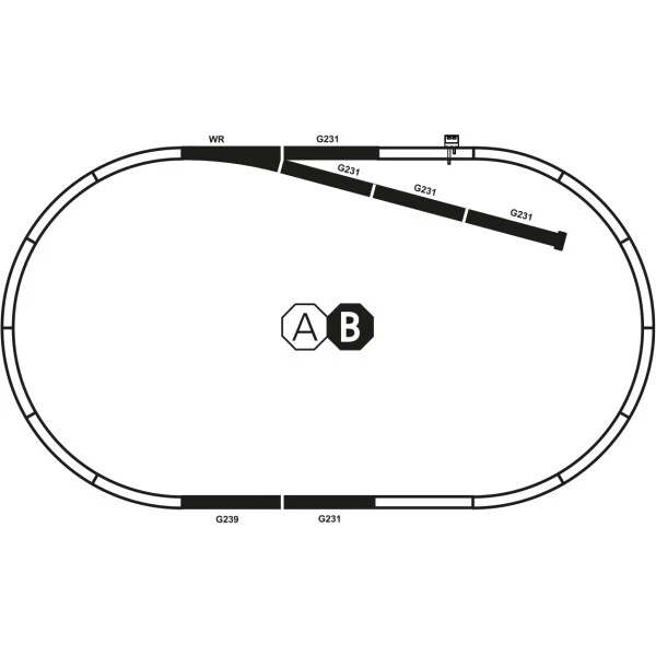 Piko 55310 A-Gleis Set: B H0 + Neu - Bild 1 von 3