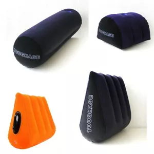 Almohada de triángulo de endurecimiento inflable cuña posición increíble cojín muebles SM - Imagen 1 de 22
