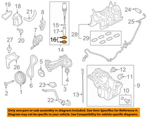 FORD OEM ENGINE-Filter Assembly Gasket FT4Z6840B - Bild 1 von 2