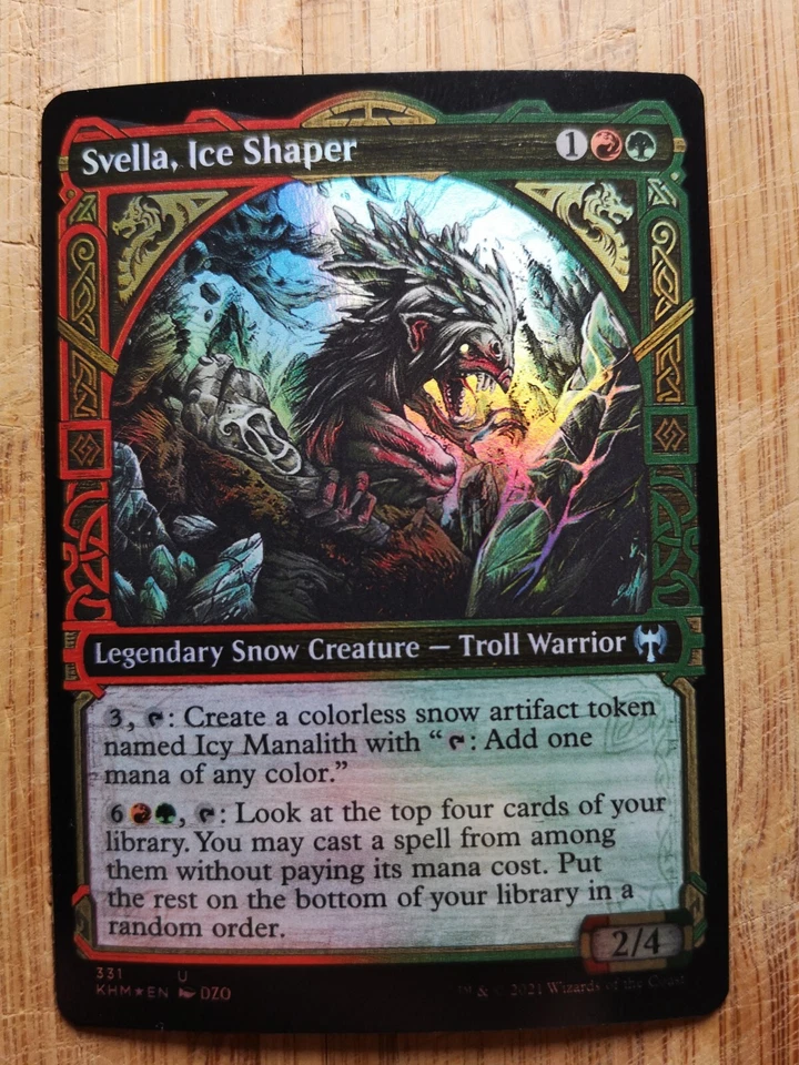 Svella, Ice Shaper - Showcase - Foil - Kaldheim - NM - EN - 331 - Image 1 of 1