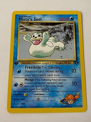 Misty's Seel 91/132 Pokemon Gym Challenge 1st Edition NM/MINT 2000 box-S4