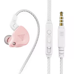 QKZ AK6-X In-Ear-Kopfhörer 108 dB Wasserfeste Sport Gaming Ohrhörer Rosa Pink - Bild 1 von 8