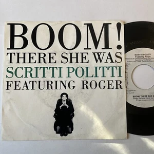SCRITTI POLITTI BOOM! There She Was 45rpm 7" Single 1988 w/Pic Sleeve NM Warner - Imagen 1 de 7