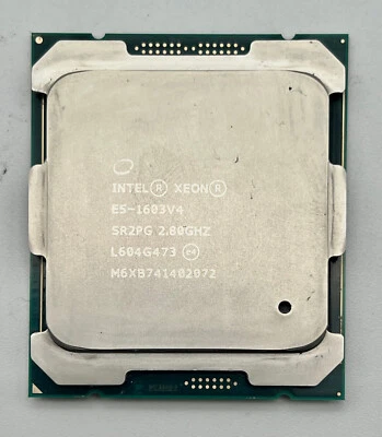 Intel Xeon E5-1603V4 2.80GHz Quad-Core CPU Processor SR2PG FCLGA2011-3 Socket - Image 1 of 2