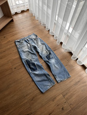 VTG Cycle Cargo Patchwork Japanese Dirty Denim Jeans