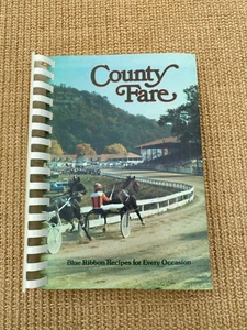 Vintage 1986 Lancaster Ohio Regional Cookbook COUNTY FARE Blue Ribbon Recipes - Picture 1 of 1