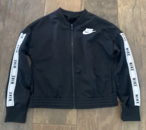 Nike Girls Size Large Black Full Zip Sweatshirt - Picture 1 of 4