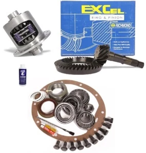 90-99 Chevy GM 7.5" 3.73 Ring and Pinion Duragrip 28 Spline Posi Excel Gear Pkg - Bild 1 von 1