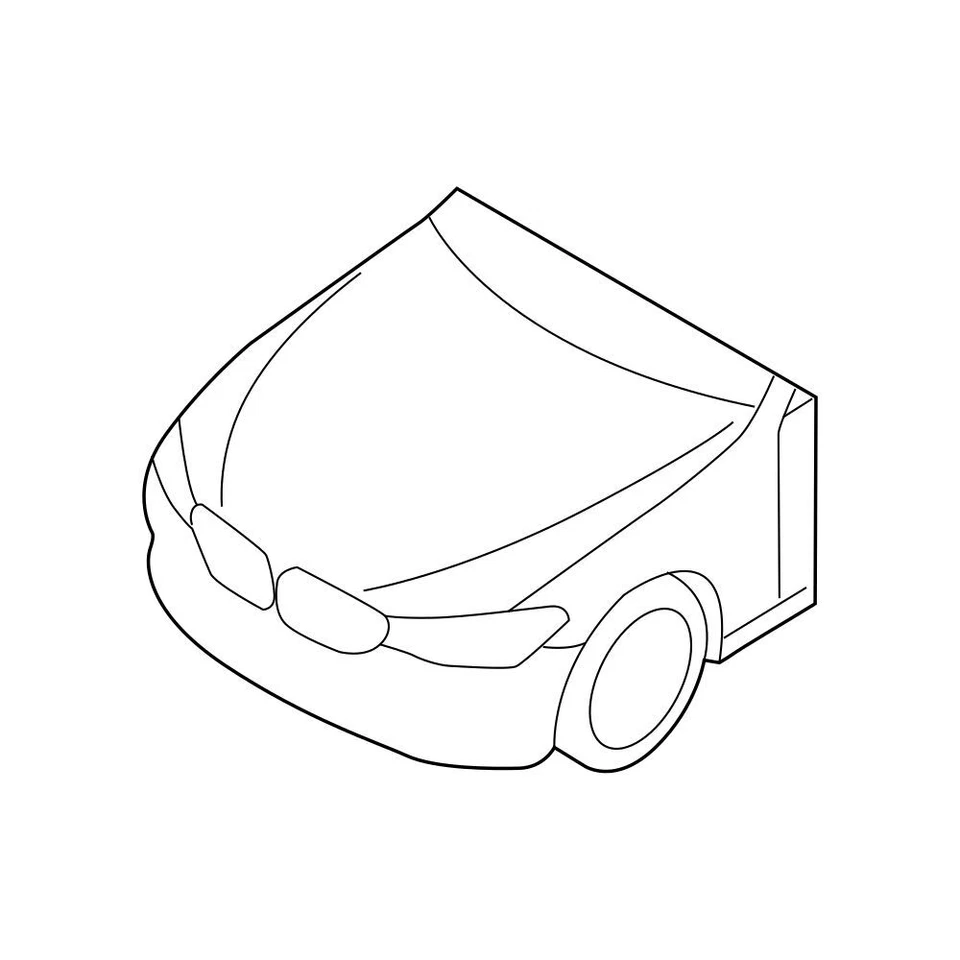 Genuine OEM Engine Decal For BMW 530e 530e xDrive 745e xDrive X3 X5 2018-2022 - Image 1 of 1