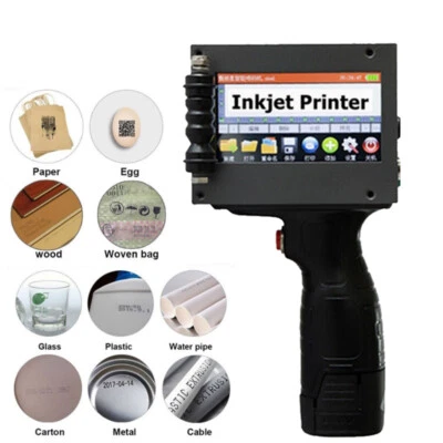 Handdrucker Handheld Tintenstrahldrucker Code Datum Barcode Inkjet Drucker CN - Bild 1 von 4