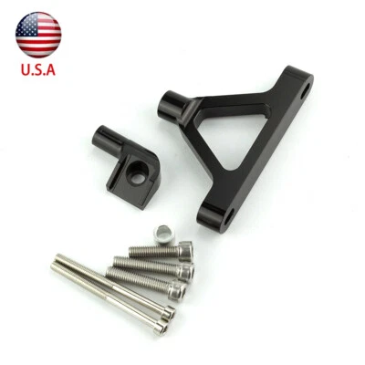 适用于川崎 Ninja ZX6R 2007 - 2008 ZX10R 2004 - 2005 转向减震器支架安装 — 第 1/4 张图片