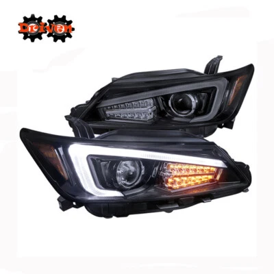 11-13 Scion tC Headlights Smoked Projector LED Turn DL TRD S Base Upgrade Sport - Image 1 of 4
