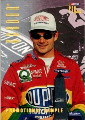 1997 Fleer Skybox Jeff Gordon Pro File Promo Sample NASCAR racing Card - Image 1 of 2