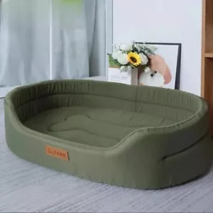 Dog Cushions Pet Bed Sofa Beds Large Dogs Fluffy Medium Blanket Pets Accessories - Picture 1 of 9