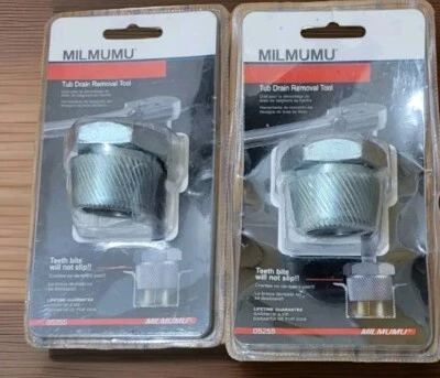 2X Compatible with Tub Drain Extractor-Removes One and a Half Inch Old or Stubbo - Image 1 of 3