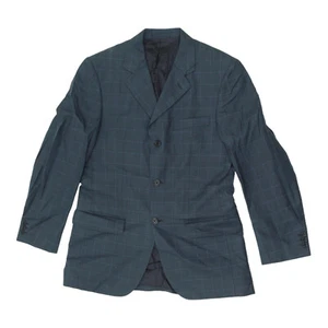 Massimo Dutti Mens 3 Button Navy Blazer Jacket | Vintage Luxury Designer VTG - Picture 1 of 2