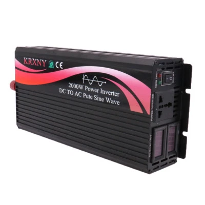 2000W Solar Power Inverter Off Grid Pure Sine Wave 72V DC to 120V 230V AC  - Image 1 of 4