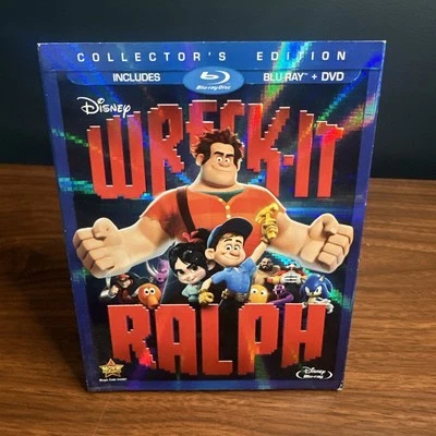 Disney Wreck-It Ralph Blue Ray / DVD Lot With Slipcovers / No Digital - Image 1 of 4