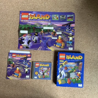 Lego Island PC cd-rom, big box. 1997 RARE, tested and working  - Image 1 of 4