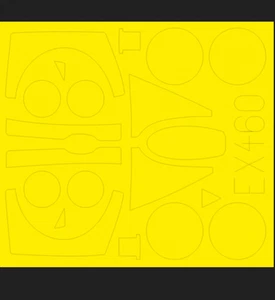 Eduard 1/48 Scale Mask for MiG-23MLD kit by Trumpeter - EX460 - Bild 1 von 1