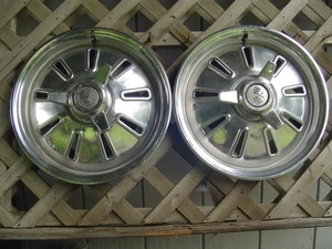 1964 64 CHEVROLET CORVETTE VET HUBCAPS WHEEL COVERS CENTER CAPS VINTAGE CLASSIC - Picture 1 of 15