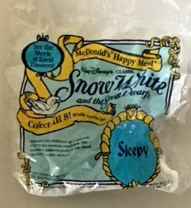 McDonalds Happy Meal Toy Walt Disney Classic Snow White & Seven Dwarfs Sleepy 92 - Picture 1 of 2