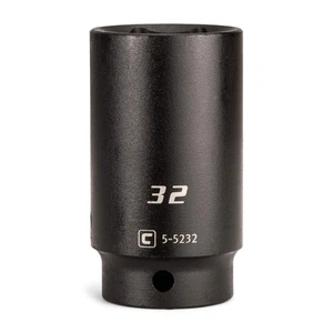 Deep Impact Socket, 1/2-Inch Drive, 6-Point, Metric (32 mm) - Picture 1 of 6