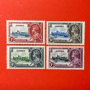 Jamaica Stamps, 1935 KGV Silver Jubilee Set. SG# 91-4. MLH - Picture 1 of 4
