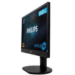 Philips Monitor Screen LCD Display 22 " 16:9 HD Multimedia DVI VGA Vesa Speakers - Picture 1 of 6