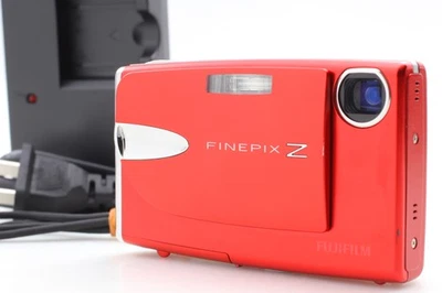 [Near MINT] FUJIFILM FinePix Z20fd 10.0MP 3x Zoom Digital Camera Red From JAPAN - Image 1 of 4