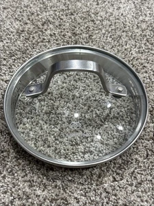 Calphalon Glass Strainer Stainless Replacement Pot Pan Lid 6" OD 5 1/2" ID - Picture 1 of 3