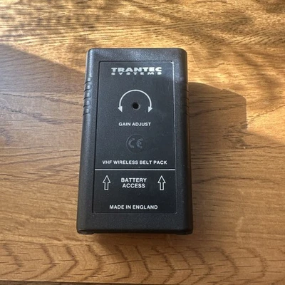 Trantec Systems VHF Wireless Belt Pack RTD3406  (174.500MHz)  - Image 1 of 4