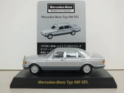1/64 Kyosho Mercedes-Benz Minicar Collection Mercedes-Benz Typ 500SEL avec - Photo 1/4