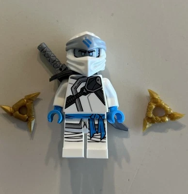 LEGO Minifigura Zane Ninjago 70673 con Espada - Secretos de Prohibido Spinjitzu Foto 1 de 4